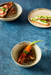 Cosy & Trendy Soepkommen / Kommen Onna Sand-Green ø 15 cm - 6 Stuks