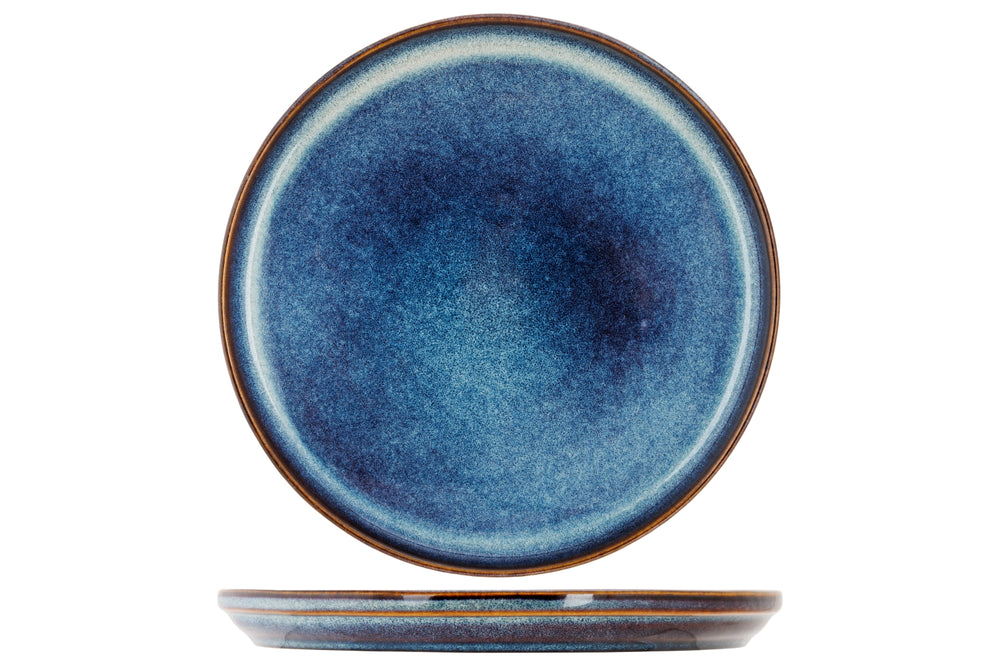 Cosy & Trendy Ontbijtborden / Dessertborden Jade Indigo ø 22.5 cm - 4 Stuks