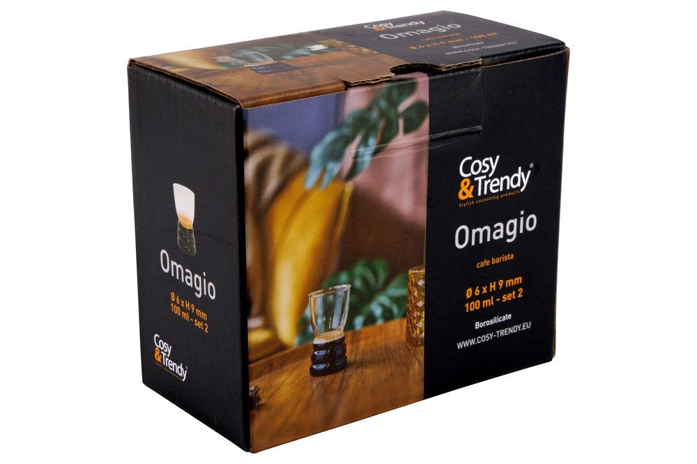 Cosy & Trendy Espressoglazen Omagio Cafe 100 ml - 2 stuks