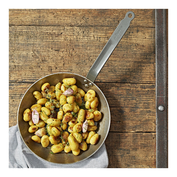 De Buyer Koekenpan Lyonnaise Carbon Plus - Plaatstaal - ø 28 cm - zonder anti-aanbaklaag