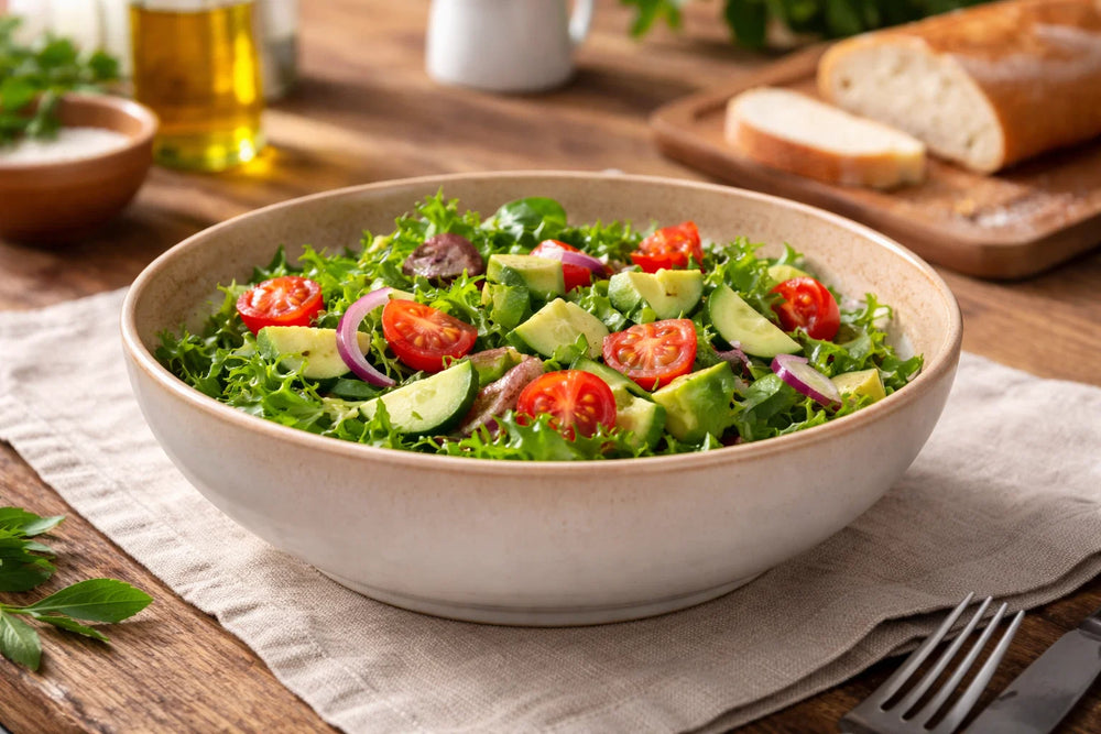 Cookinglife Diepe Borden / Pastaborden Serene Sand ø 23 cm - Aardewerk - 4 stuks