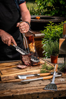 Forged Trancheervork / Vleesvork Olive