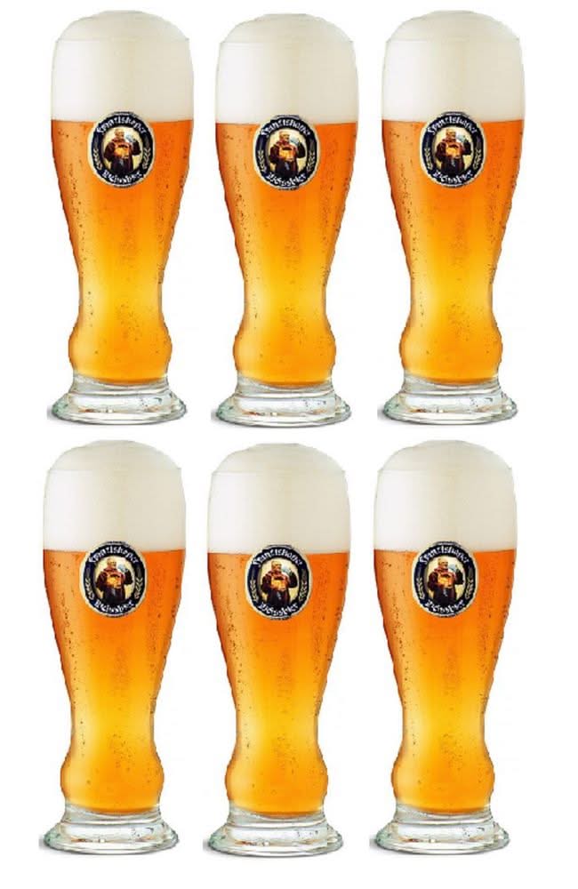 Franziskaner Weizen Bierglazen 330 ml - 6 stuks