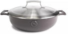 Saveur Selects Hapjespan - Sauteuse - Voyage - Rabbit Grey - ø 30 cm / 4.2 liter - geëmailleerde anti-aanbaklaag