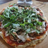 Gezonde glutenvrije pizza