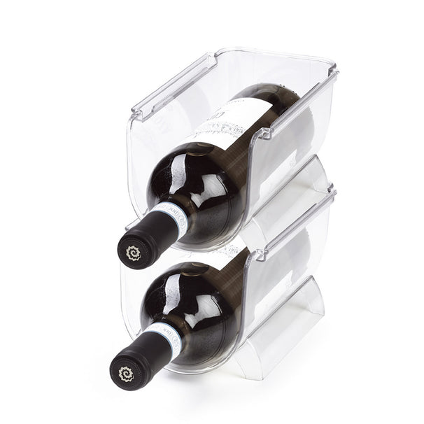 Ghidini Wijnrek / Wijnfleshouder voor 1 Fles - Kunststof - Stapelbaar - Uitbreidbaar