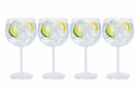 Cookinglife Gin Tonic Glazen Kunststof - CampVibe - Outdoor - Onbreekbaar - 570 ml - 4 Stuks