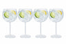 Cookinglife Gin Tonic Glazen Kunststof - CampVibe - Outdoor - Onbreekbaar - 570 ml - 4 Stuks