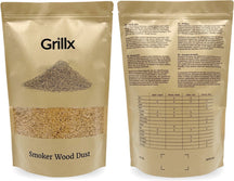 Grillx Rookmot Hickory - Voor Koud Roken - 3 Kg