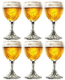 Grimbergen Bierglazen op Voet - 250 ml - 6 stuks