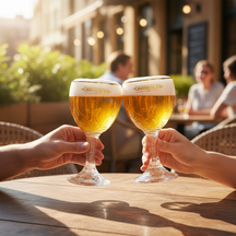 Grimbergen Bierglas op Voet 330 ml - 4 stuks