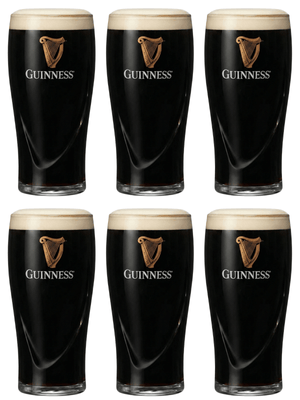 Guinness Bierglazen Pint 500 ml - 6 Stuks