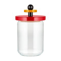 Alessi Voorraadpot Twergi - ES16/100 - Rood - ø 12 cm / 1 Liter - door Ettore Sotsass