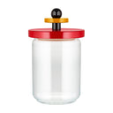 Alessi Voorraadpot Twergi - ES16/100 - Rood - ø 12 cm / 1 Liter - door Ettore Sotsass