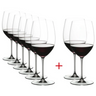 Riedel Rode Wijnglazen Veritas - Cabernet / Merlot - 709 ml - Pay 6 Get 8