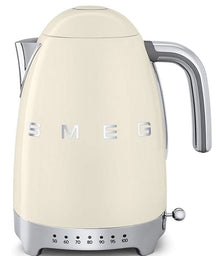 SMEG Variabele Waterkoker - 7 temperatuurstanden - creme - 1.7 liter - KLF04CREU