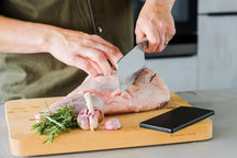 KitchenAid Hakmes Gourmet 15 cm + Gratis mesbeschermer