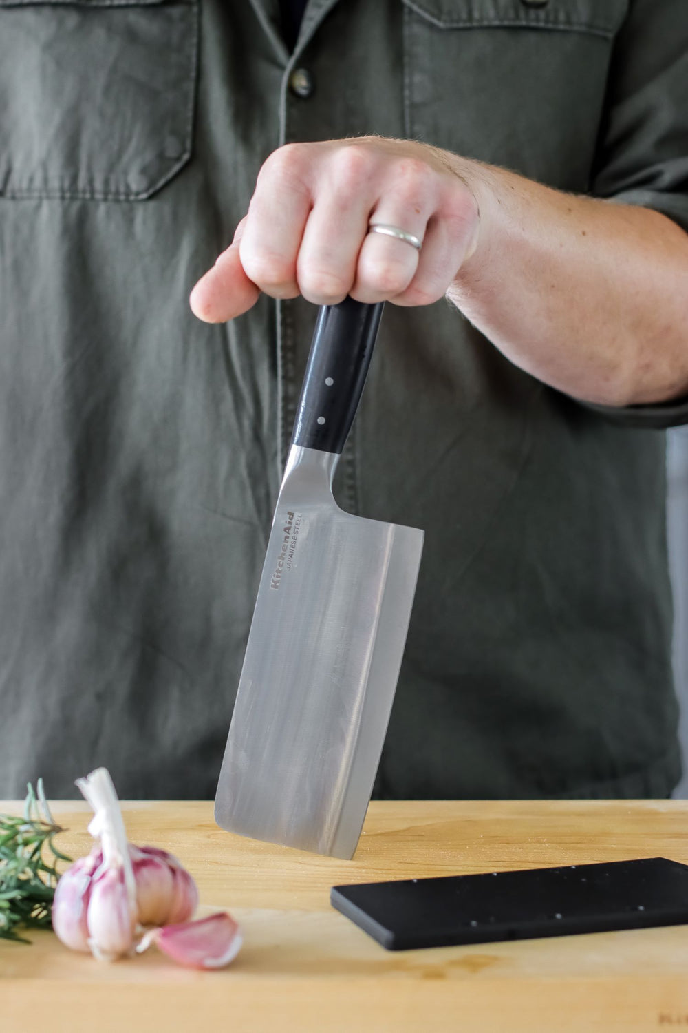 KitchenAid Hakmes Gourmet 15 cm + Gratis mesbeschermer