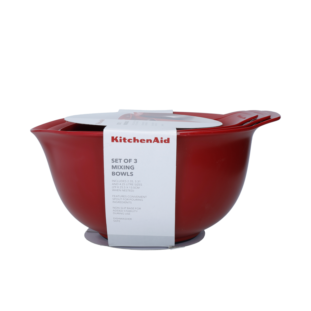 KitchenAid Beslagkom / Mengkom Core Keizerrood - 3 stuks