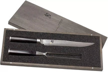 Kai Trancheerset Shun Classic - 32 lagen damaststaal - (Vleesmes + Vleesvork) - 2-delig - DMS-200