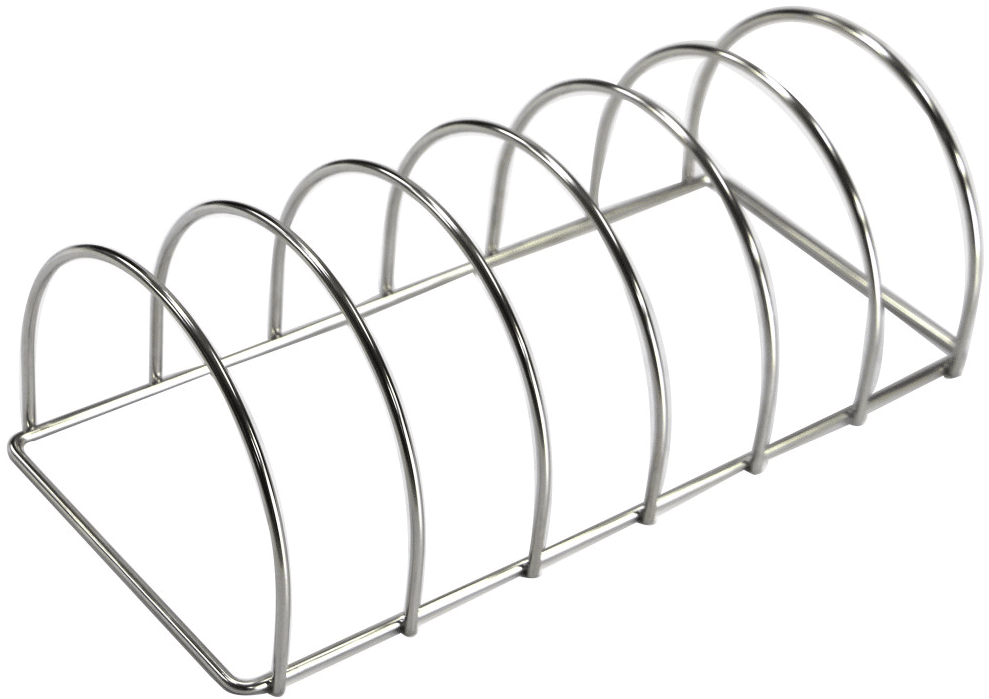 Keij Kamado Sparerib Rek Large - RVS - voor 6 spareribs