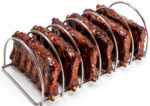 Keij Kamado Sparerib Rek Large - RVS - voor 6 spareribs
