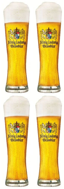 Konig Ludwig Bierglazen Weizen 500 ml - 4 stuks