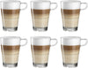 Leonardo Latte Macchiatoglazen Senso - Stapelbaar - 350 ml - 6 stuks