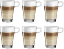 Leonardo Latte Macchiatoglazen Senso - Stapelbaar - 350 ml - 6 stuks