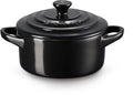 Le Creuset Serveerpan / Mini Braadpan Signature - Ebbenzwart - ø 10 cm / 250 ml