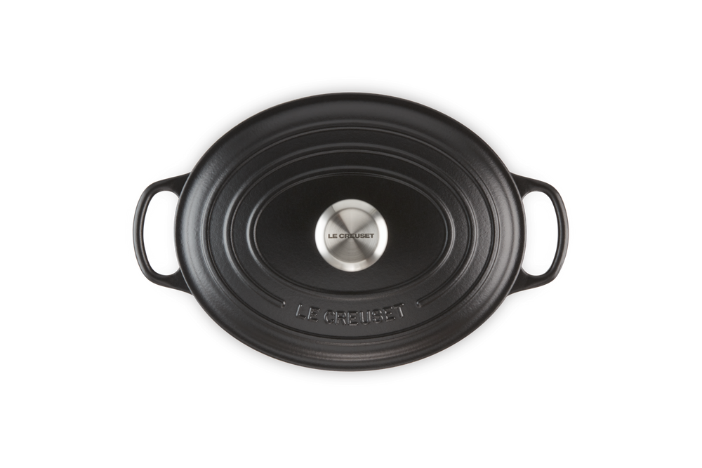 Le Creuset Braadpan Signature - Ovaal - Mat Zwart - ø 29 cm / 4.7 liter