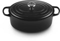 Le Creuset Braadpan Signature - Ovaal - Mat Zwart - ø 31 cm / 6.3 liter