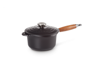 Le Creuset Steelpan met deksel - Tradition - Mat Zwart - ø 18 cm / 1.8 liter