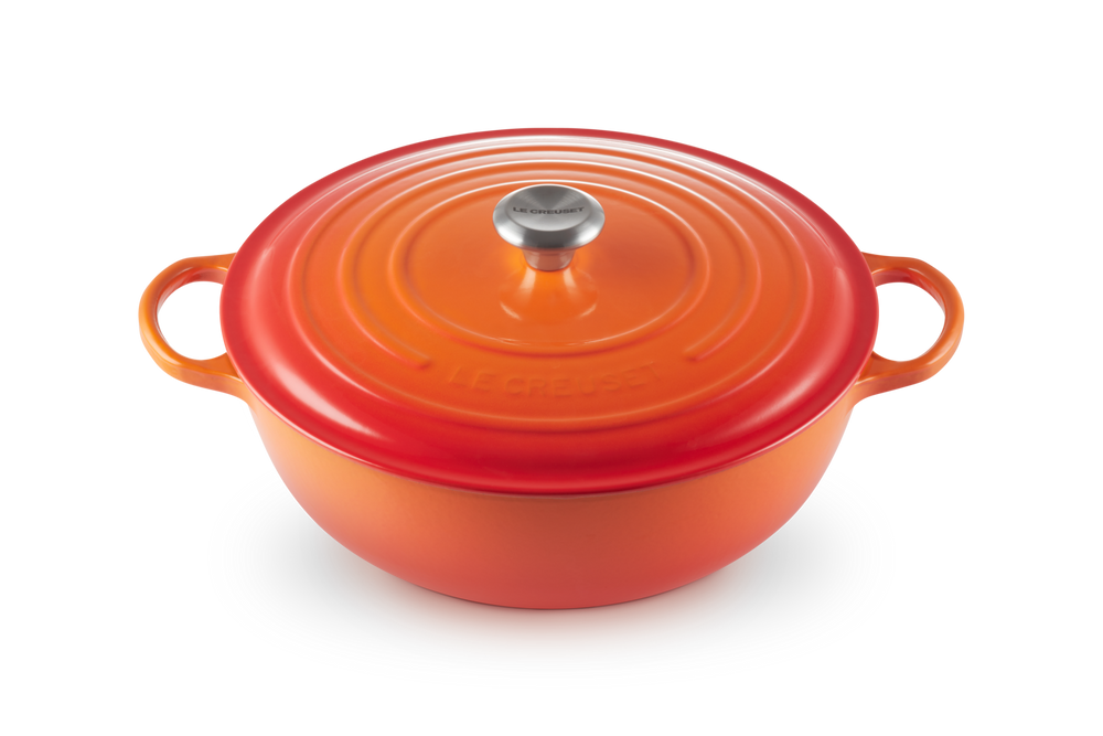 Le Creuset Braadpan Signature - Marmite - Oranjerood - ø 32 cm / 7 liter