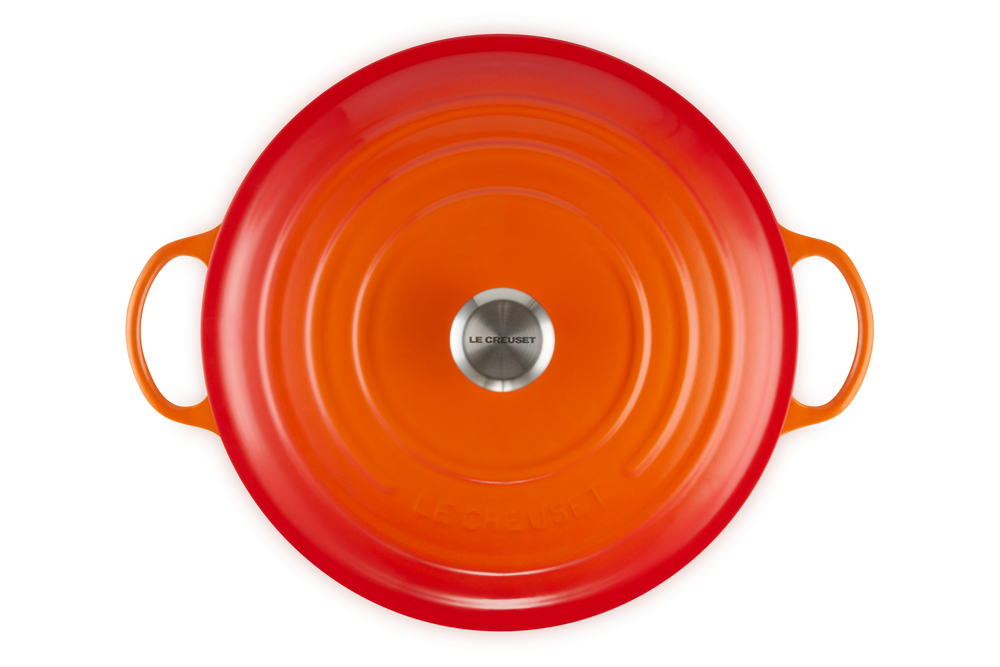 Le Creuset Braadpan Signature - Marmite - Oranjerood - ø 32 cm / 7 liter