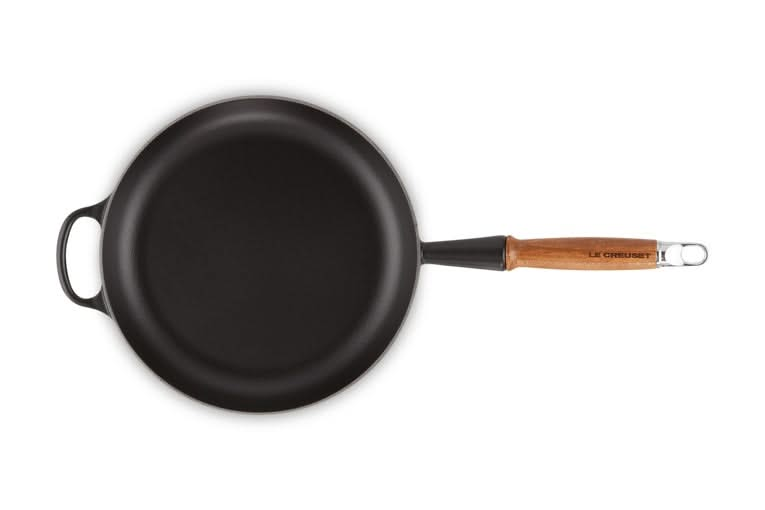 Le Creuset Koekenpan Signature - Mat Zwart - ø 26 cm / 2 liter - geëmailleerde anti-aanbaklaag