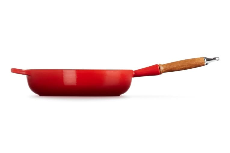 Le Creuset Hapjespan Signature - Kersenrood - ø 28 cm / 3.6 liter- geëmailleerde anti-aanbaklaag