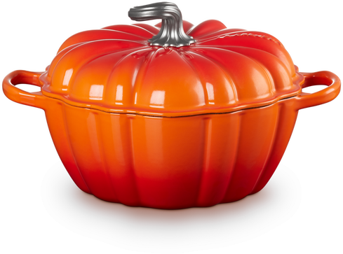 Le Creuset Braadpan Signature - Pompoen - Oranjerood - ø 24 cm / 3.7 liter