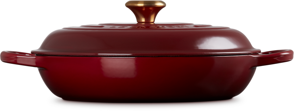 Le Creuset Braadpan Signature - Campagnard - Garnet -  30 cm / 3.5 liter