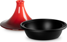 Le Creuset Tajine Tradition - Kersenrood - ø 31 cm / 3.7 liter - Inductie geschikt