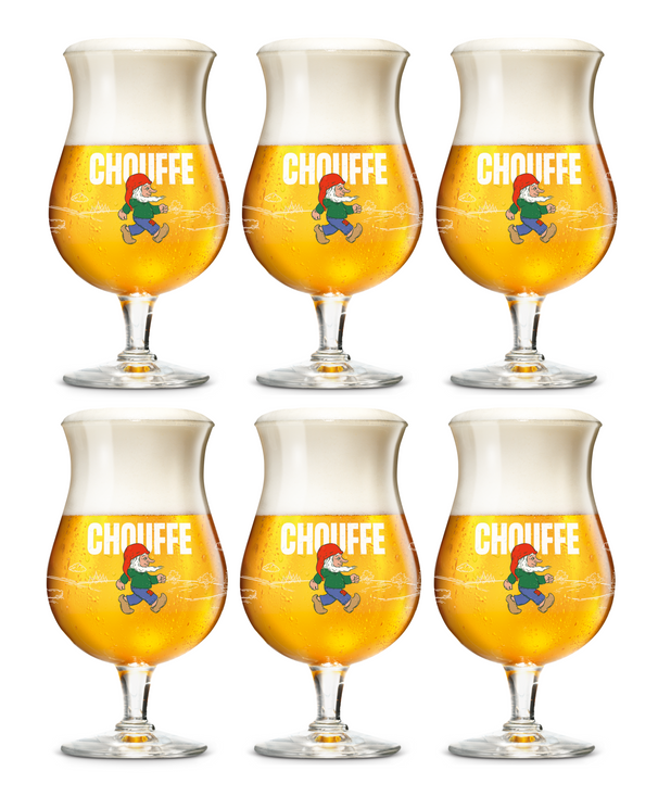 La Chouffe Bierglazen - 250 ml - 6 stuks