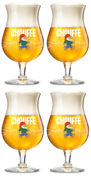 La Chouffe Bierglas 330 ml - 4 stuks
