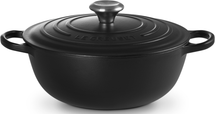 Le Creuset Braadpan Signature - Marmite - Mat Zwart - ø 26 cm / 4.1 liter