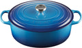 Le Creuset Braadpan Signature - Ovaal - Azure - ø 33 cm / 7.5 liter