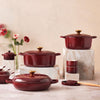 Le Creuset Taartvorm Heritage - Garnet - ø 28 cm