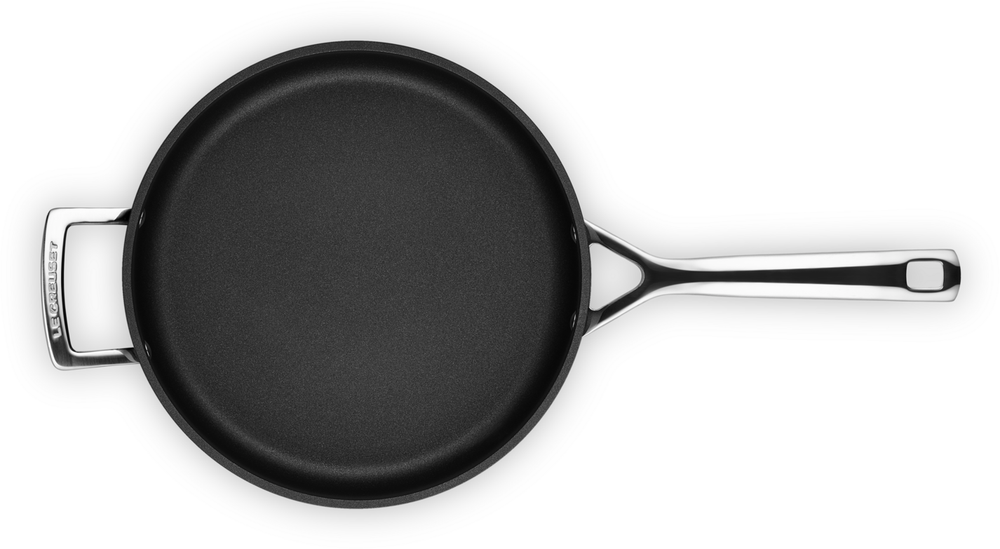 Le Creuset Hapjespan met Glazen Deksel Essential Non-Stick Ceramic - ø 26 cm / 4.0 liter - keramische anti-aanbaklaag