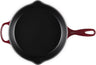 Le Creuset Skillet Signature - Garnet - ø 23 cm - geëmailleerde anti-aanbaklaag