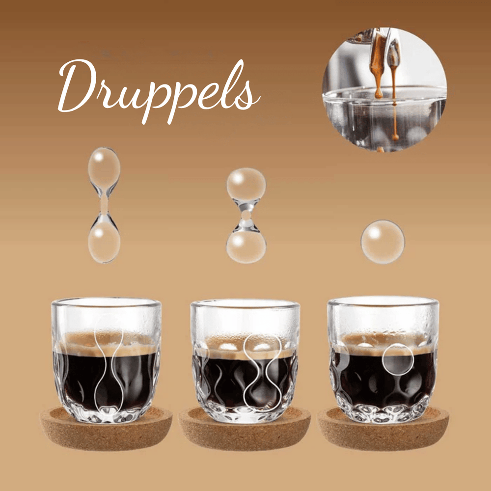 Leonardo Espressoglazen - Gocce Due - 60 ml - 2 stuks