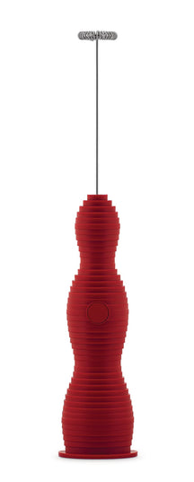 Alessi Melkopschuimer - oplaadbaar - Pulcina - MDL11 R - Rood - door Michele De Lucchi