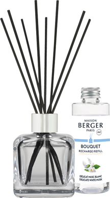 Maison Berger Geurstokjes Delicat Musc Blanc - 100 ml